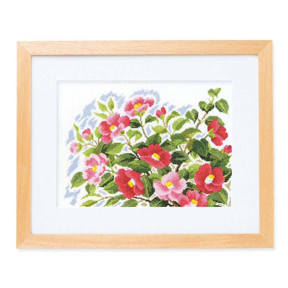 And MPs-Kingsley Cross-stitch Embroidery Kit Wind In China People Dancing Cold Camellia White 7183