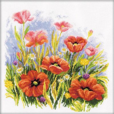 Poppies Cross Stitch Kit