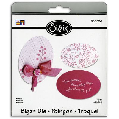 Sizzix Bigz BIGkick/Big Shot Die, Ovals