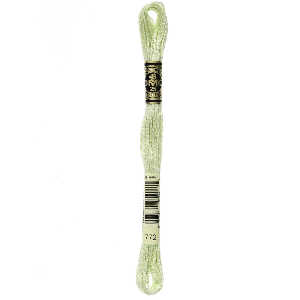 Bulk Buy: DMC Thread Six Strand Embroidery Cotton 8.7 Yards Light Pine Yellow Green 117-772 (12-Pack)