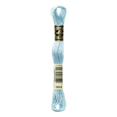 DMC Thread 6-Strand Embroidery Cotton 8.7 Yards Light Seagreen 117-964 (12-Pack)