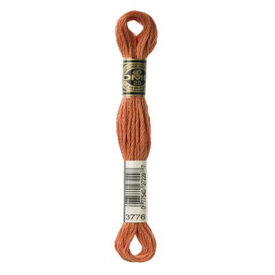 DMC Thread 6-Strand Embroidery Cotton 8.7 Yards Light Mahogany 117-3776 (12-Pack)