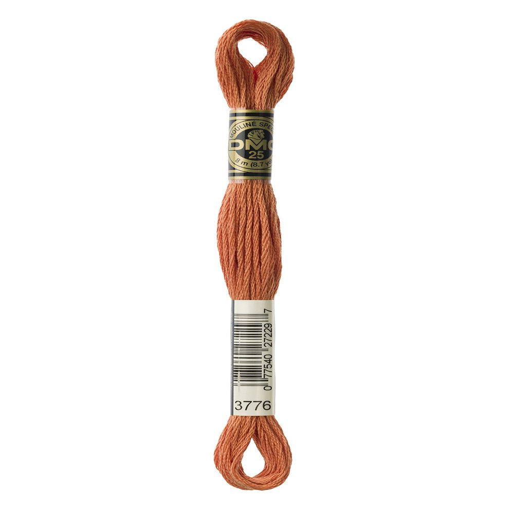 DMC Thread 6-Strand Embroidery Cotton 8.7 Yards Light Mahogany 117-3776 (12-Pack)