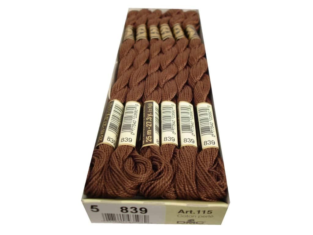 Dmc Pearl Cotton Skein Size 5 27.3yd-Dark Beige Brown