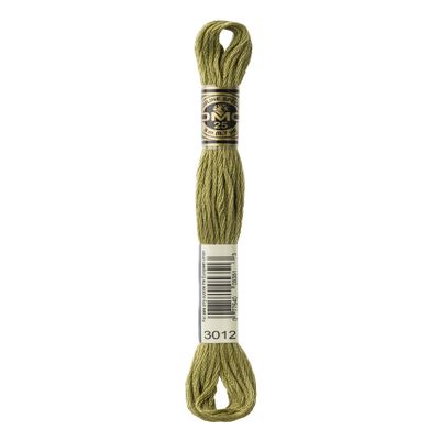 Dmc 6-Strand Embroidery Cotton 8.7yd-Medium Khaki Green