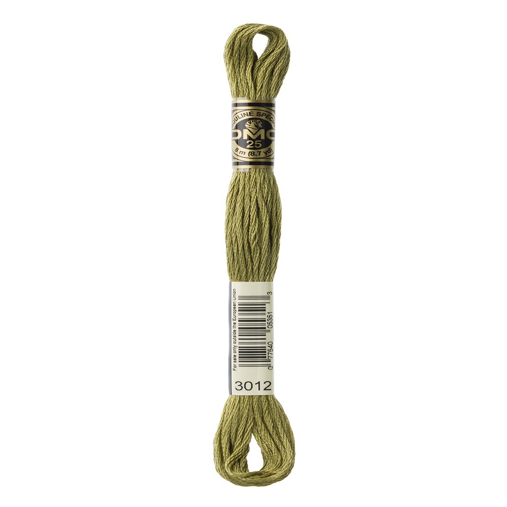 Dmc 6-Strand Embroidery Cotton 8.7yd-Medium Khaki Green
