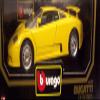 Burago 3045 1991 Bugatti EB 110 - Yellow - Diecast - 1:18 Scale view 1