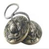 TM THAMELMART FOR BEAUTIFUL MINDS Tibetan Meditation Bells 2.5" Dragon Embossed view 1