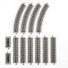 Bachmann Trains E-Z TRACK ELECTRONIC AUTO-REVERSING SYSTEM - NICKEL SILVER E-Z TRACK With Grey Roadbed - HO Scale, Medium view 1