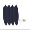 Inazuma YAH40-41 Synthetic Leather Handle, Approx. 15.7 inches (40 cm), Navy Blue view 2