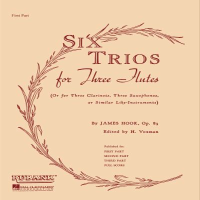 Six Trios for Three Flutes, Op. 83 First Part