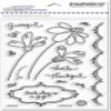 Loopy Blooms Clear Unmounted Rubber Stamp Set (SSC1069) view 1