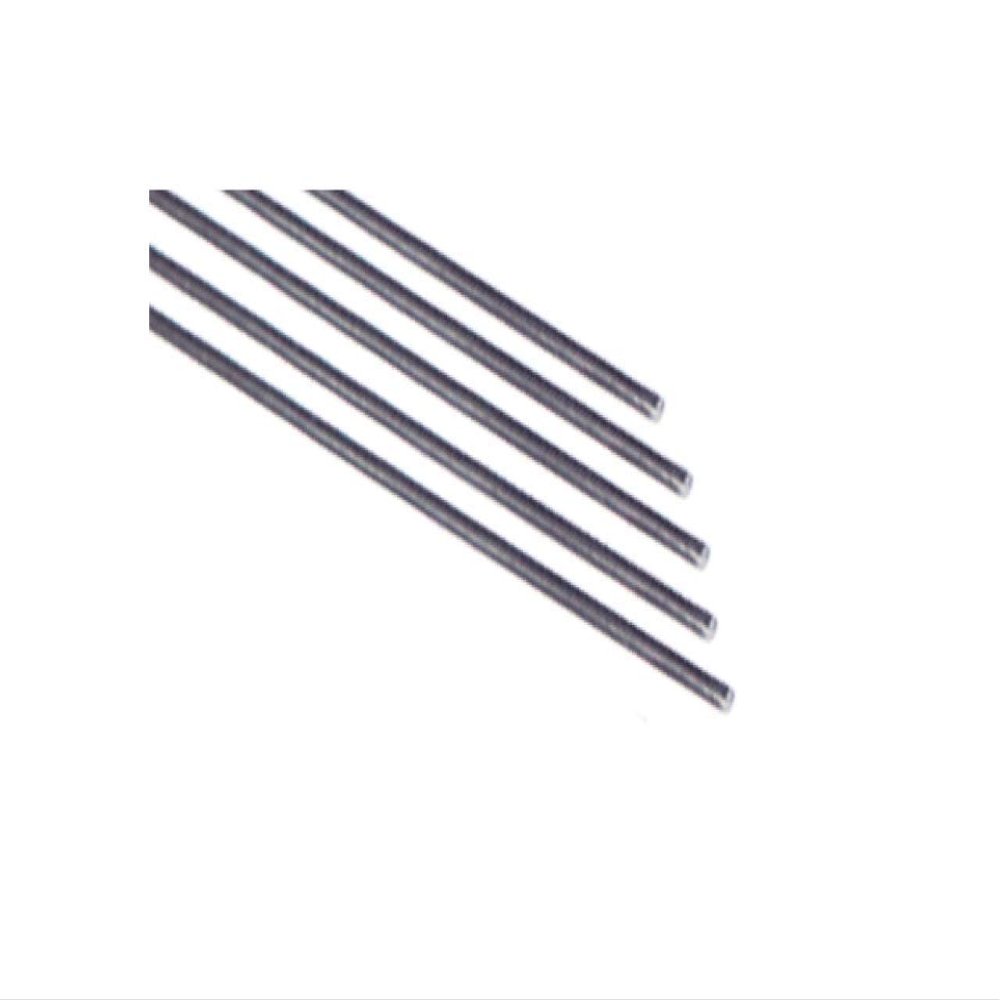 Jamara 237740 5 Pieces Steel Piano Wire, 4 mm x 1000 mm, Multi Color