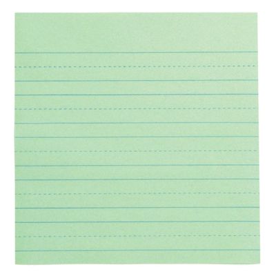 School Smart Green Newsprint Practice Paper, 3/4 Inch Rule, 12 x 9 Inches, 500 Sheets