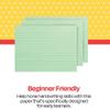 School Smart Green Newsprint Practice Paper, 3/4 Inch Rule, 12 x 9 Inches, 500 Sheets view 4