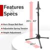 Hamilton KB952 Trombone Stand, Stable Tripod Base, Spring-Cushioned Bell Cup, Built for Daily Use, Folds for Travel view 2
