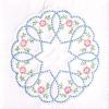 Jack Dempsey Needle Art 73233 Starburst of Hearts Quilt Blocks, 6 Quilt Blocks, 18-Inch-by-18-Inch, White view 1
