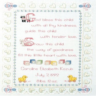 Nursery Prayer Cross Stitch