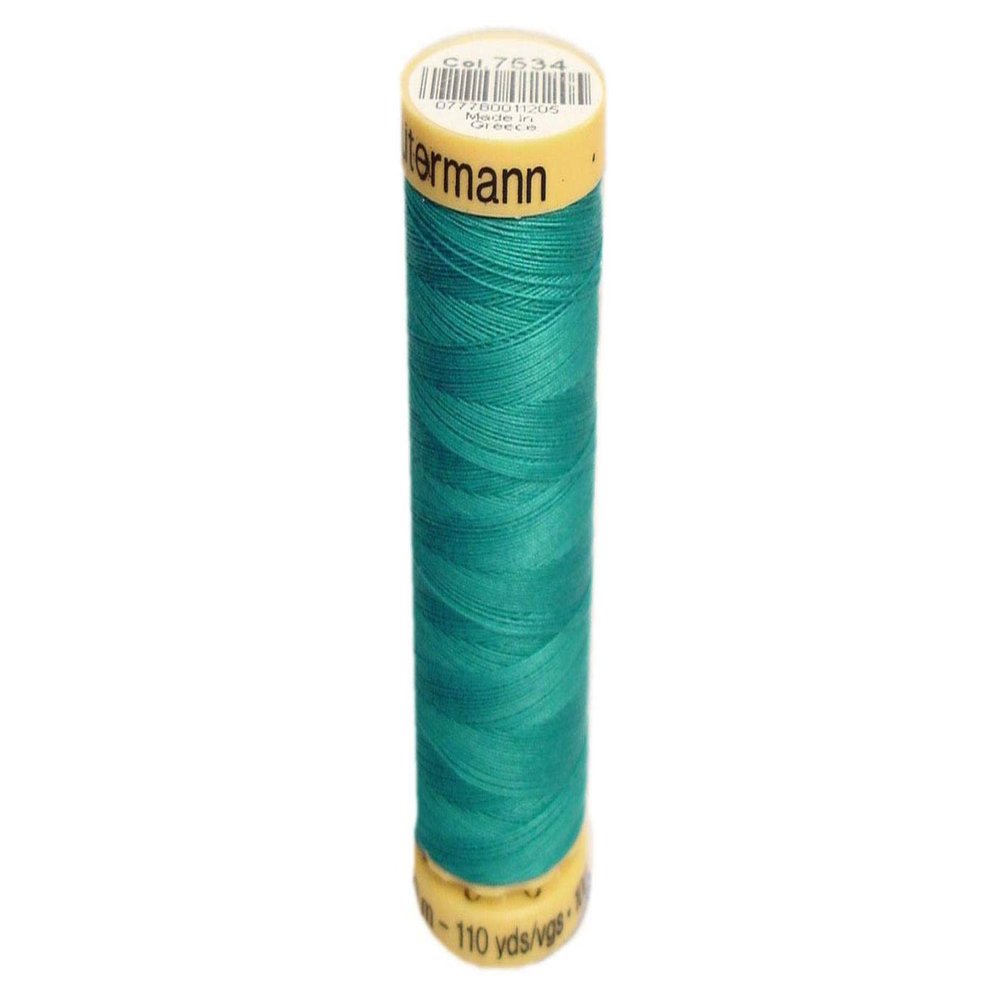 Gutermann Cotton Thread, 100m Teal Blue, 7534