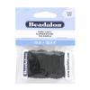Beadalon Fabric Elastic, 0.60 mm / .024 in, Black, 10 m / 32.8 ft view 1