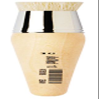 da Vinci Graphic Design Series 113 Stencil Brush, White Chinese Hog Bristle with Long Plainwood Handle, Size 16