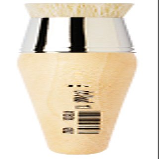 da Vinci Graphic Design Series 113 Stencil Brush, White Chinese Hog Bristle with Long Plainwood Handle, Size 16