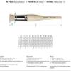 da Vinci Graphic Design Series 113 Stencil Brush, White Chinese Hog Bristle with Long Plainwood Handle, Size 4 view 2