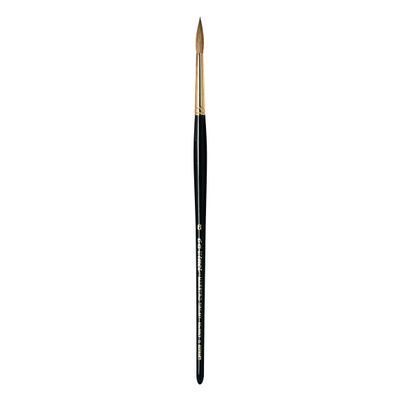 da Vinci Watercolor Series 11 Maestro Paint Brush, Fuller English Round Kolinsky Red Sable, Size 6