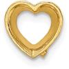 FindingKing 14K Gold Heart Bezel Setting 7mm view 1