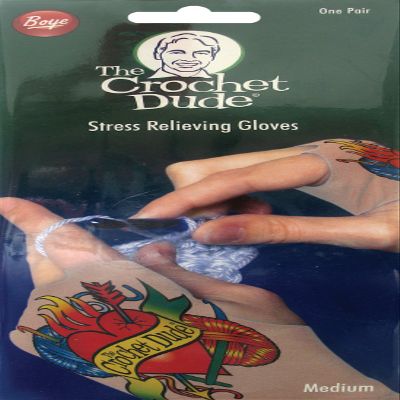 Boye Crochet Dude Stress Relieving Gloves, M