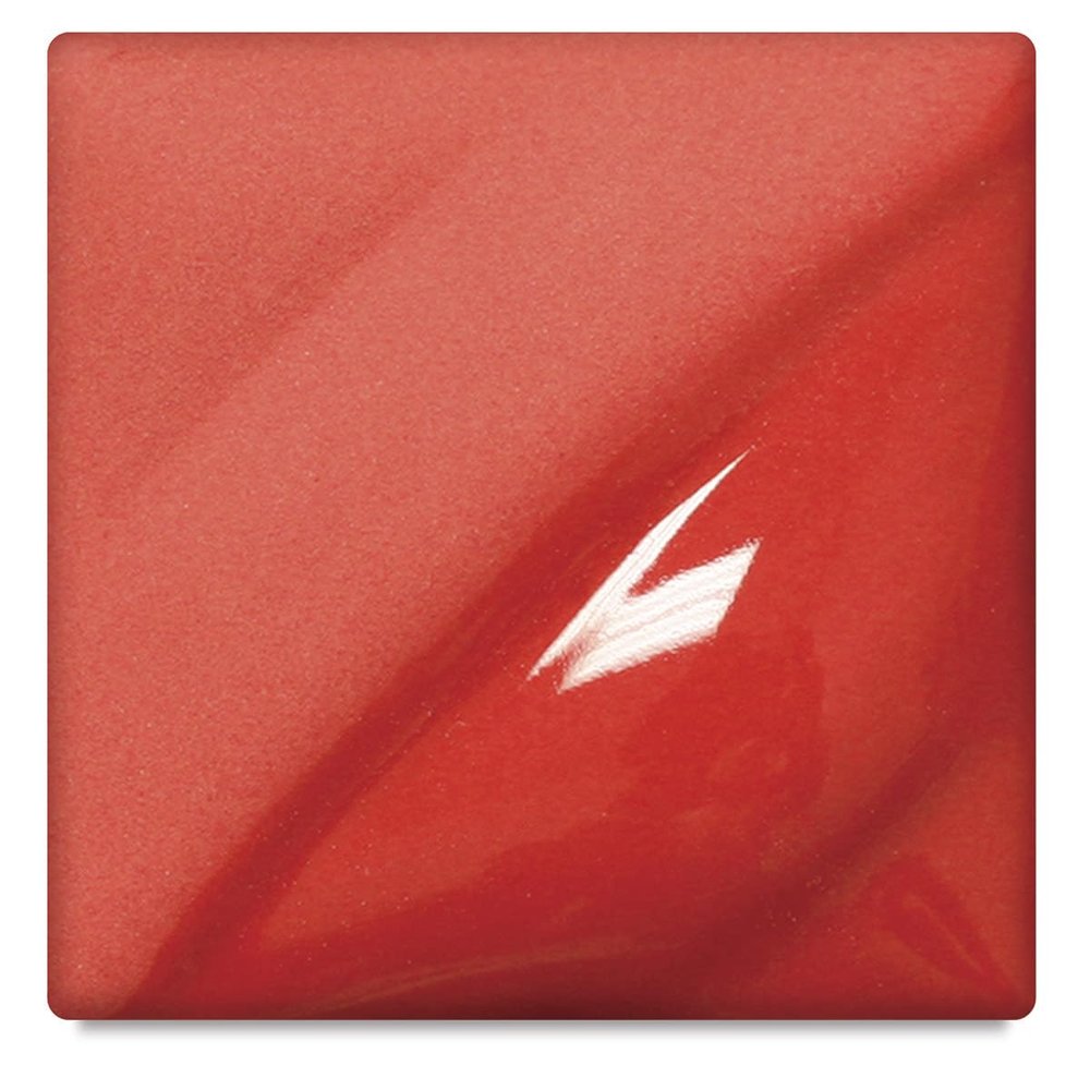 AMACO Velvet Underglaze, V-388 Radiant Red, Opaque, Pint