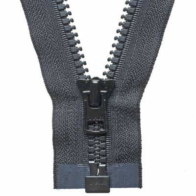 YKK Open Ended Zip, No. 580 Black, 61 cm Length
