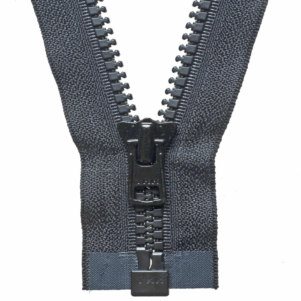 YKK Open Ended Zip, No. 580 Black, 61 cm Length