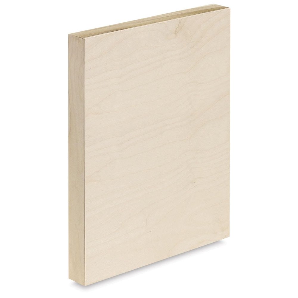 American Easel 6 Inch by 6 Inch by 1 5/8 Inch Deep Cradled Painting Panel