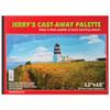 Jerry's Artarama Castaway Disposable Paper Palette Pad, 9x12, Perfect for Painting, Students, Watercolor Paper, Heavy Coated Sheets for Acrylic and Oil Paint, (50 Sheets) view 1