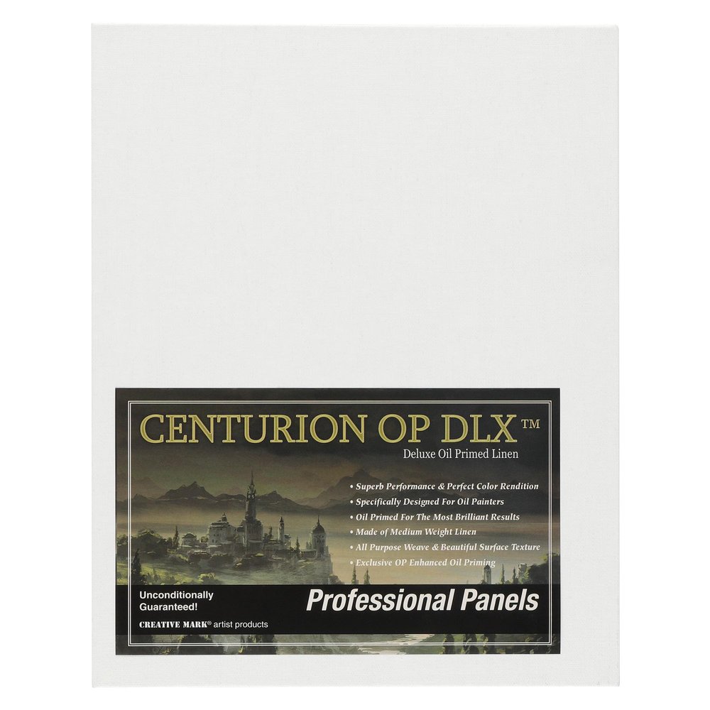 Centurion Deluxe Professional Oil Primed Linen Canvas Panels - 3"x5" - 12 Pack of Linen Canvases for Painting, Artwork and More