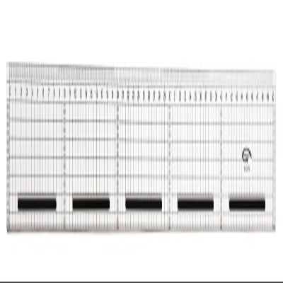 Anti-Slip Grid Steel Edge Cutting Ruler - 50 cm
