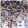 The Crafts Outlet 1,440pc Rhinestones Round 3mm (10ss) Flatback Light Blue LBL view 2