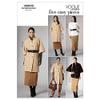 Vogue Patterns V8678 Misses' Jacket, Top, Skirt and Pants, Size F5 (16-18-20-22-24) view 1