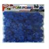 100 Craft Pom Pom Puffs - 1" Royal Blue view 1