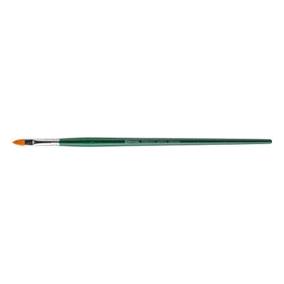 Escoda Barroco Series 2612 Artist Oil & Acrylic Paint Brush, Synthetic Gold Taklon Filament, Filbert, Size 2