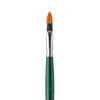 Escoda Barroco Series 2612 Artist Oil & Acrylic Paint Brush, Synthetic Gold Taklon Filament, Filbert, Size 2 view 2