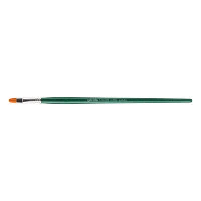 Escoda Barroco Series 2712 Artist Oil & Acrylic Paint Brush, Synthetic Gold Taklon Filament, Bright, Size 2