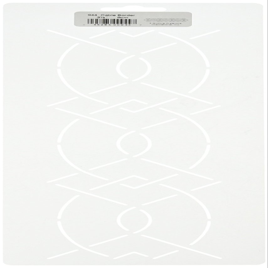 Quilting Creations Cable Border Quilt Stencil, 3-1/4"