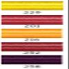 YLI 20211-DG6 5 Count Diane Gaudynski Silk Thread Sample Set, Tuscany Sunset view 1