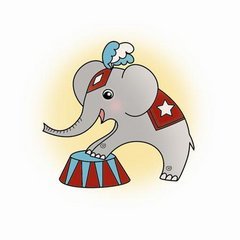 Animal Crackers Snag'em Stamps Elephant