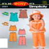 Simplicity Sewing Pattern 2684 It's So Easy Toddler Seperates, A (1/2-1-2-3-4) view 1