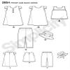 Simplicity Sewing Pattern 2684 It's So Easy Toddler Seperates, A (1/2-1-2-3-4) view 2