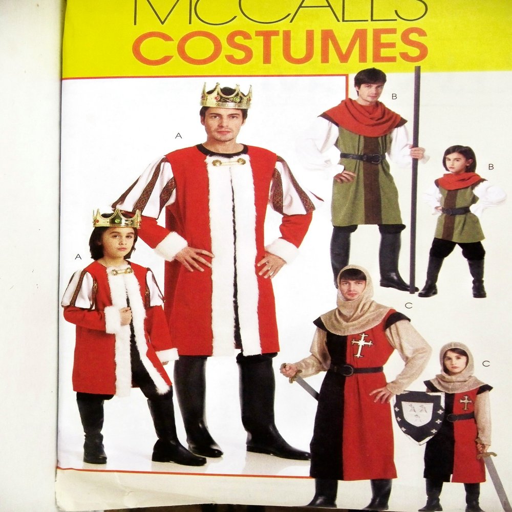 McCall's Patterns M5907 Men's/Children's/Boys' Costumes, Size Men (SML-MED-LRG-XLG)