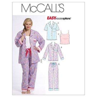McCall's Patterns M5990 Misses'/Women's Tops, Camisole and Pants, Size B5 (8-10-12-14-16)